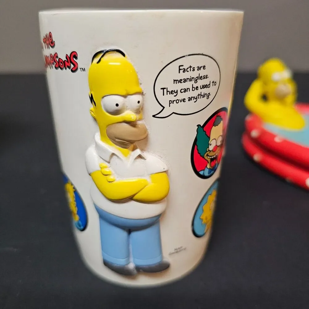 Simpsons 3-Piece Bathroom Accessory Set Toothbrush Holder Soap Dish Cup